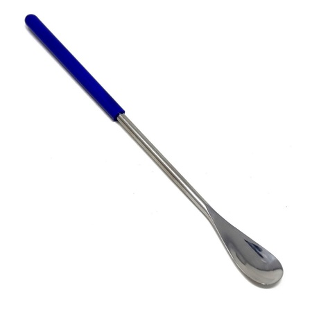 A2Z SCILAB Vinyl Handle Micro Lab Flat Spoon Spatula 7" A2Z-ZR120